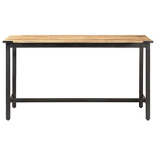Indlæs billede til gallerivisning Tavolo da Pranzo 140x70x76 cm in Legno Massello di Mango Grezzo