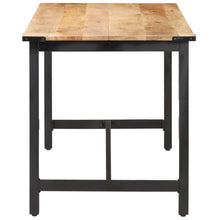 Indlæs billede til gallerivisning Tavolo da Pranzo 140x70x76 cm in Legno Massello di Mango Grezzo