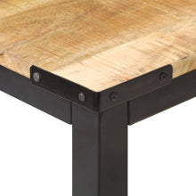 Indlæs billede til gallerivisning Tavolo da Pranzo 140x70x76 cm in Legno Massello di Mango Grezzo