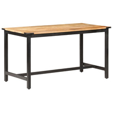 Indlæs billede til gallerivisning Tavolo da Pranzo 140x70x76 cm in Legno Massello di Mango Grezzo