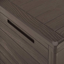 Carica l&#39;immagine nel visualizzatore di Gallery, Baule da Giardino Marrone 78x44x55 cm