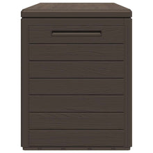 Carica l&#39;immagine nel visualizzatore di Gallery, Baule da Giardino Marrone 116x44x55 cm