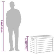 Load image into Gallery viewer, Baule da Giardino Antracite 78x44x55 cm