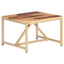 Carica l&#39;immagine nel visualizzatore di Gallery, Tavolino Laterale 60x60x40 cm in Legno Massello