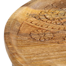 Indlæs billede til gallerivisning Tavolini Rotondi 2 pz in Legno Massello di Mango e Acciaio