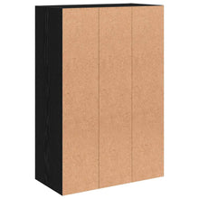 Indlæs billede til gallerivisning Libreria con 3 ante Nero 60x29,5x90 cm in Legno Multistrato