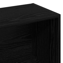 Indlæs billede til gallerivisning Libreria con 3 ante Nero 60x29,5x90 cm in Legno Multistrato