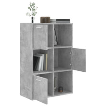 Indlæs billede til gallerivisning Libreria con 3 ante Grigio Cemento 60x29,5x90 cm in Legno Multistrato
