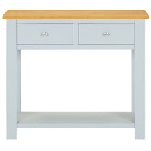 Carica l&#39;immagine nel visualizzatore di Gallery, Tavolo Consolle 83x30x73 cm in Legno Massello di Rovere