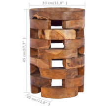 Load image into Gallery viewer, Mobiletto 30x30x45 cm in Legno Massello di Teak