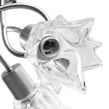 Carica l&#39;immagine nel visualizzatore di Gallery, Lampadario con Paralumi in Vetro per 3 Lampadine E14 Tulipano