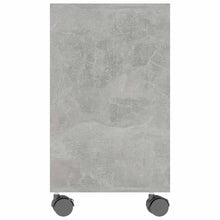 Load image into Gallery viewer, Mobiletto con Rotelle Grigio Cemento 70x35x55 cm in Legno Multistrato