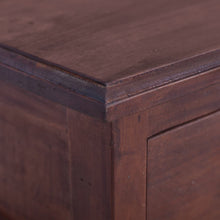 Load image into Gallery viewer, Mobiletto Classico Marrone in Legno Massello di Mogano