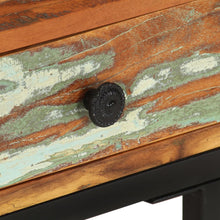 Indlæs billede til gallerivisning Tavolino Laterale a U 45x30x61 cm in Legno di Recupero