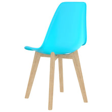 Charger l&#39;image dans la galerie, Sedie da Pranzo 2 pz Blu in Plastica