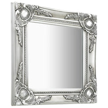 Load image into Gallery viewer, Specchio da Parete Stile Barocco 40x40 cm Argento