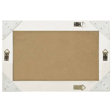 Load image into Gallery viewer, Specchio da Parete Stile Barocco 60x40 cm Bianco