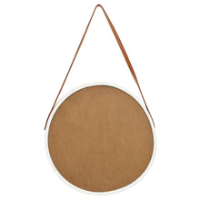 Indlæs billede til gallerivisning Specchio da Parete con Cinghia 50 cm Bianco