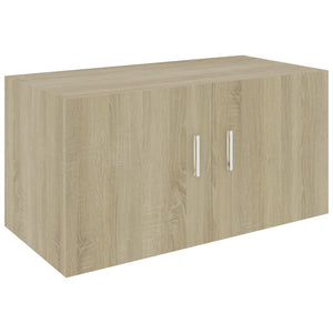 Mobiletto da Parete Rovere Sonoma 80x39x40cm Legno Multistrato