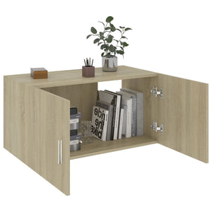Mobiletto da Parete Rovere Sonoma 80x39x40cm Legno Multistrato