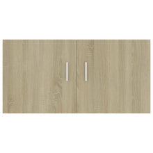 Load image into Gallery viewer, Mobiletto da Parete Rovere Sonoma 80x39x40cm Legno Multistrato