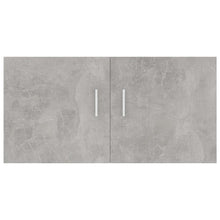 Load image into Gallery viewer, Mobiletto Parete Grigio Cemento 80x39x40 cm Legno Multistrato