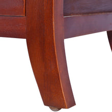 Load image into Gallery viewer, Mobiletto Classico Marrone in Legno Massello di Mogano