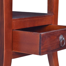 Load image into Gallery viewer, Mobiletto Classico Marrone in Legno Massello di Mogano