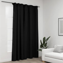 Indlæs billede til gallerivisning Tenda Oscurante Effetto Lino con Ganci Antracite 290x245 cm