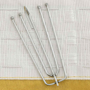 Tende Oscuranti con Ganci Effetto Lino 2 pz Gialle 140x175 cm