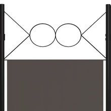 Carica l&#39;immagine nel visualizzatore di Gallery, Separè 3 Pannelli Antracite 120x180 cm