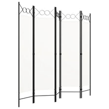 Load image into Gallery viewer, Paravento a 5 Pannelli Bianco 200x180 cm