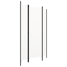 Carica l&#39;immagine nel visualizzatore di Gallery, Paravento a 3 Pannelli Bianco 150x180 cm