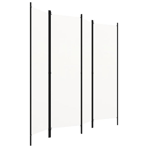 Paravento a 5 Pannelli Bianco 200x180 cm