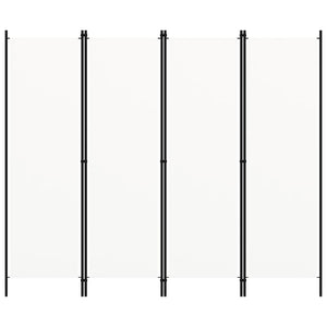 Paravento a 5 Pannelli Bianco 200x180 cm