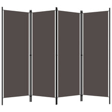 Load image into Gallery viewer, Separè 4 Pannelli Antracite 200x180 cm