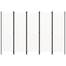 Load image into Gallery viewer, Paravento a 5 Pannelli Bianco 250x180 cm