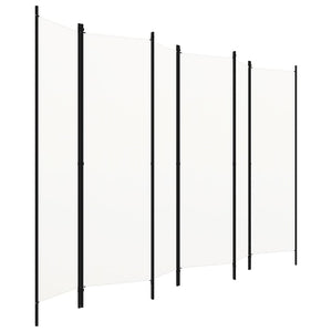 Paravento a 6 Pannelli Bianco 300x180 cm