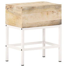 Carica l&#39;immagine nel visualizzatore di Gallery, Tavolino con Cassetto 40x30x50 cm in Legno Massello di Mango