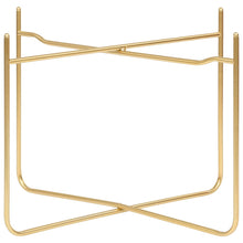 Indlæs billede til gallerivisning Tavolino  Nero e Oro 38x38x38,5 cm in MDF