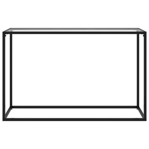 Mobiletto Consolle Trasparente 120x35x75 cm in Vetro Temperato