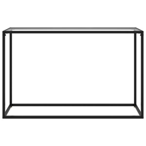Mobiletto Consolle Trasparente 120x35x75 cm in Vetro Temperato