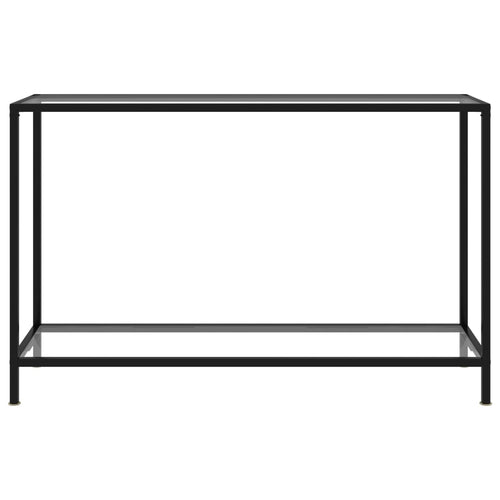 Mobiletto Consolle Trasparente 120x35x75 cm in Vetro Temperato