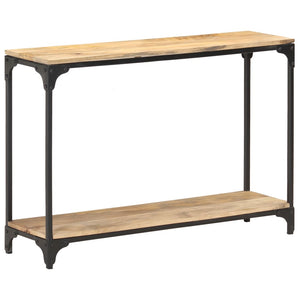 Tavolo Consolle 110x30x75 cm in Legno Massello di Mango