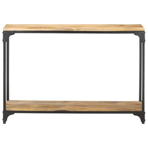 Tavolo Consolle 110x30x75 cm in Legno Massello di Mango