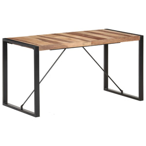 Tavolo da Pranzo 140x70x75 cm in Legno Massello