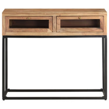 Laden Sie das Bild in den Galerie-Viewer, Tavolo Consolle 90x35x76 cm in Legno Massello d&#39;Acacia