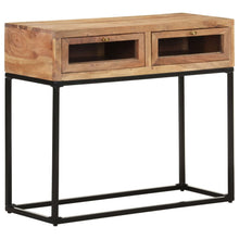 Laden Sie das Bild in den Galerie-Viewer, Tavolo Consolle 90x35x76 cm in Legno Massello d&#39;Acacia