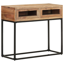 Laden Sie das Bild in den Galerie-Viewer, Tavolo Consolle 90x35x76 cm in Legno Massello d&#39;Acacia