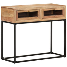 Laden Sie das Bild in den Galerie-Viewer, Tavolo Consolle 90x35x76 cm in Legno Massello d&#39;Acacia